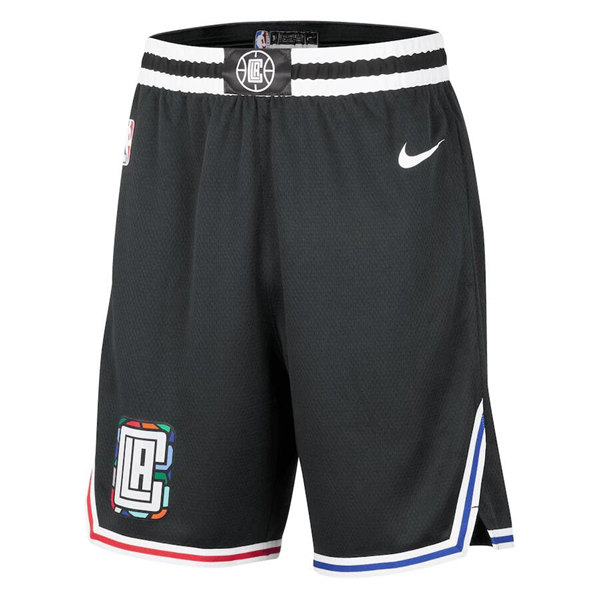 Men's Los Angeles Clippers Black 2022/23 City Edition Shorts (Run Small)